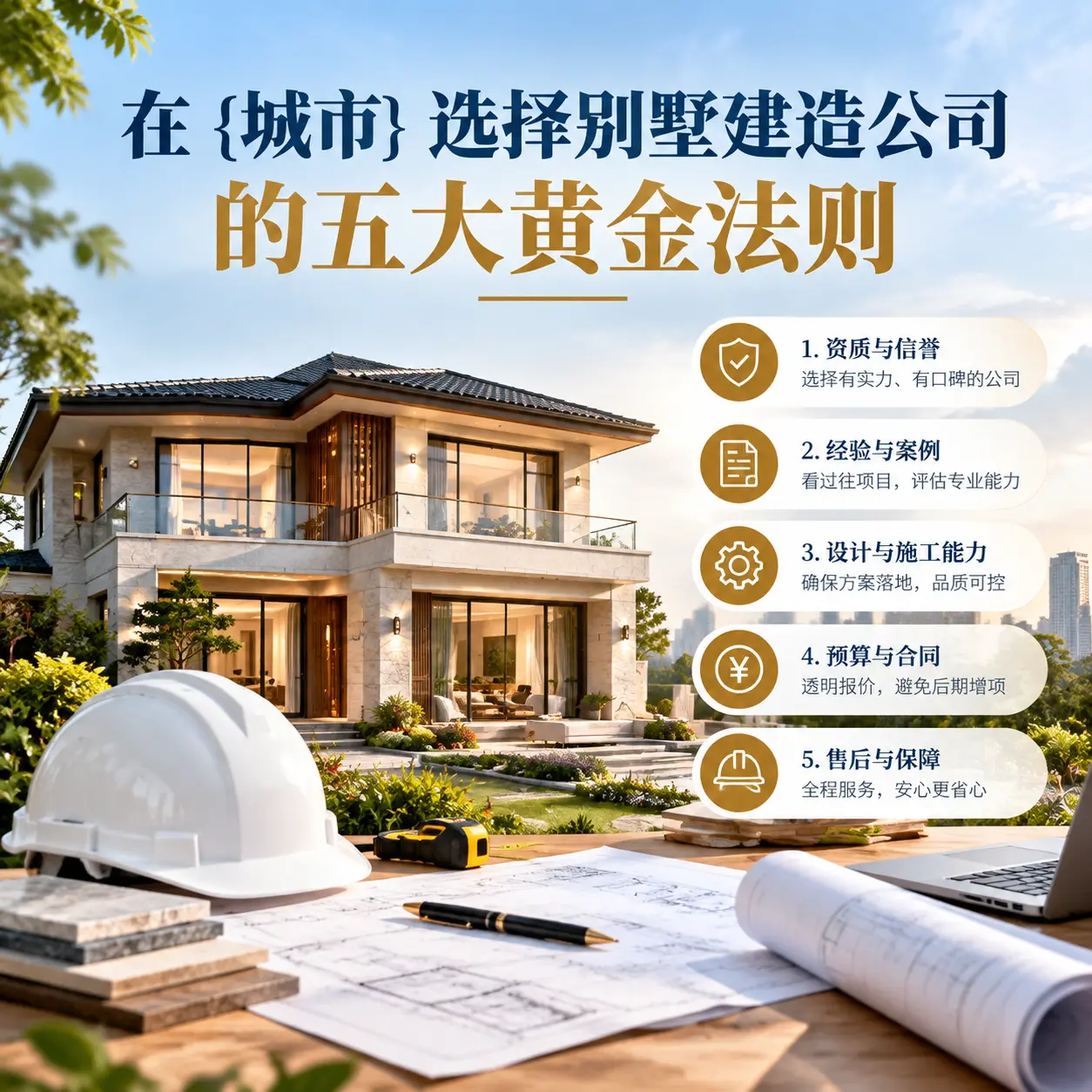 在 贵定 选择别墅建造公司的五大黄金法则