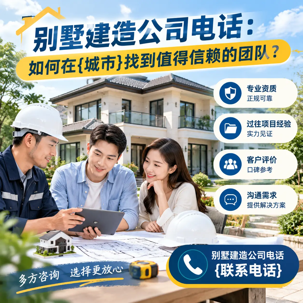 别墅建造公司电话：如何在贵定找到值得信赖的团队？