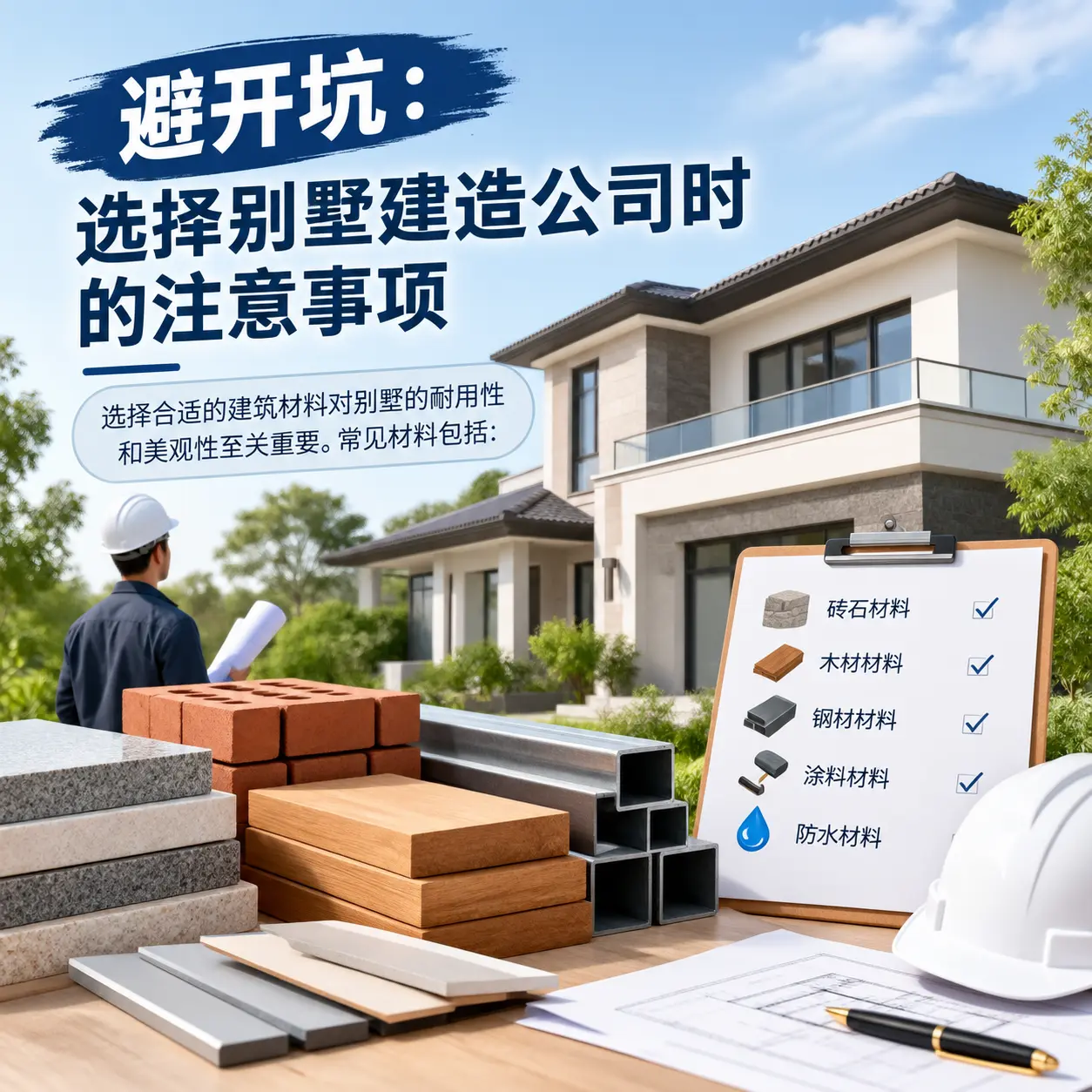 避开坑：选择 贵定 别墅建造公司时的注意事项