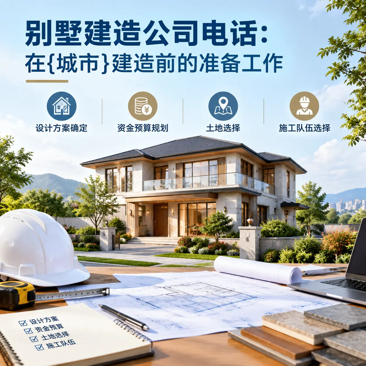 别墅建造公司电话：在贵定建造前的准备工作