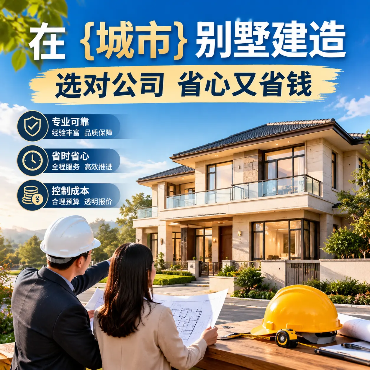 在 贵定 别墅建造,选对公司省心又省钱