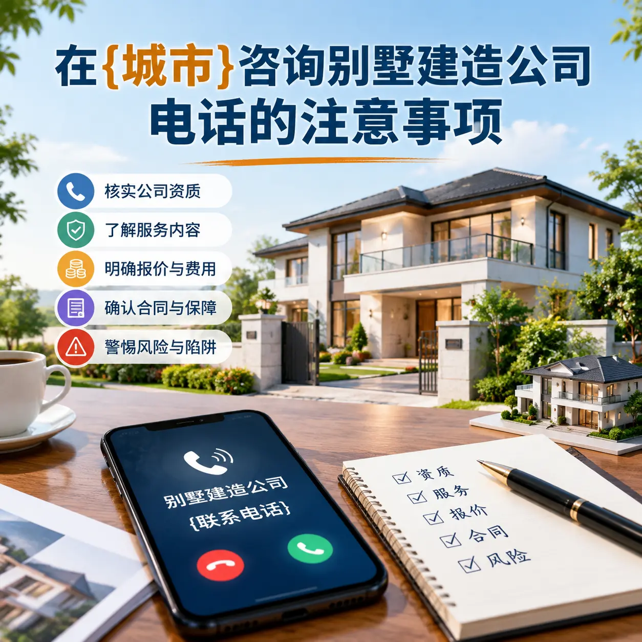 在贵定咨询别墅建造公司电话的注意事项