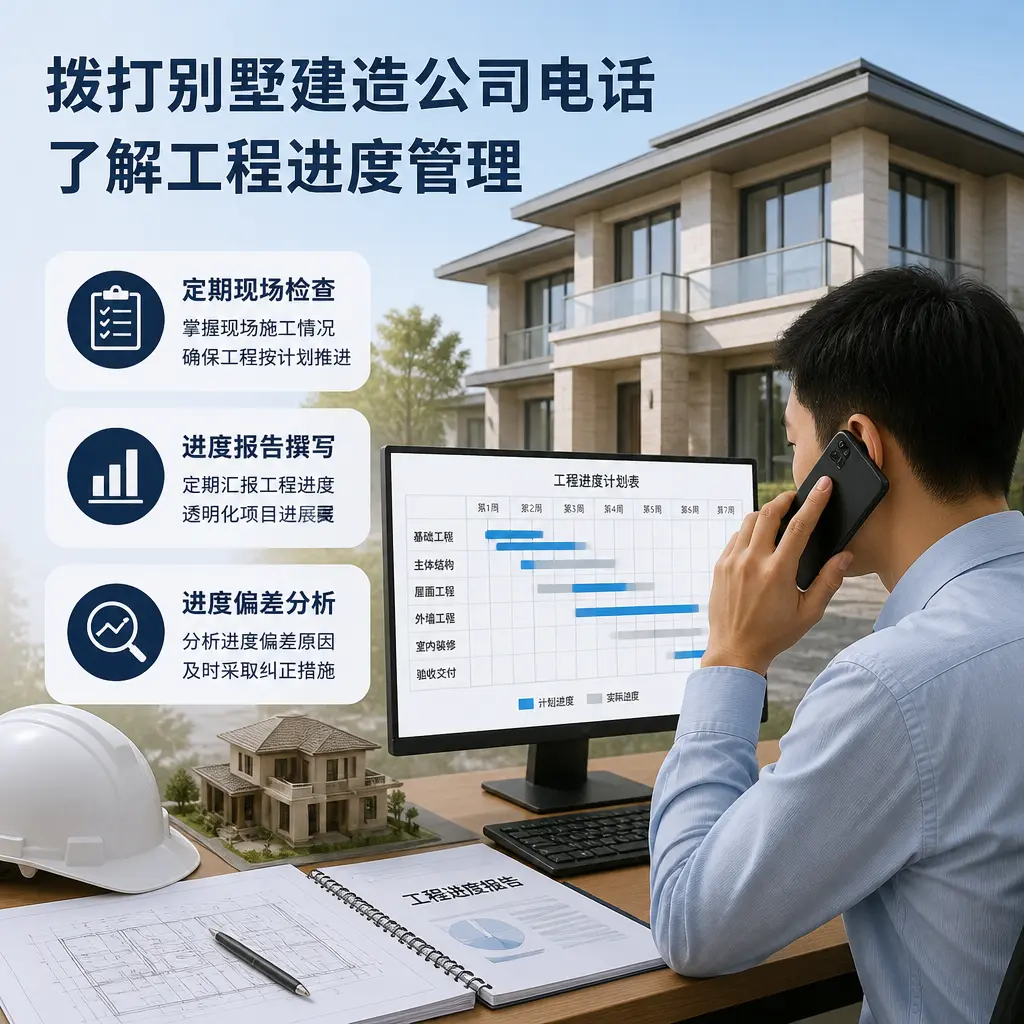 拨打贵定别墅建造公司电话,了解工程进度管理