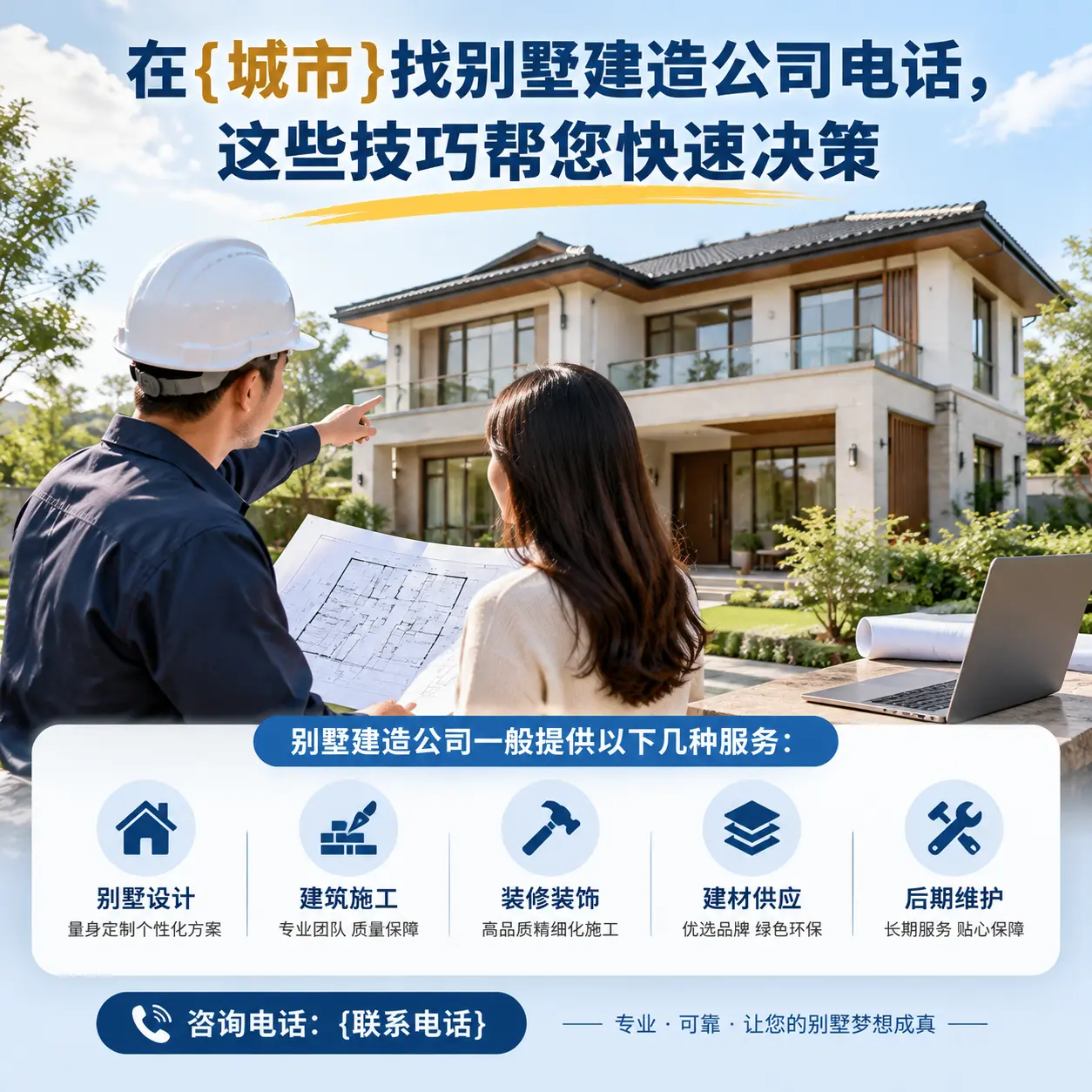 在贵定找别墅建造公司电话,这些技巧帮您快速决策