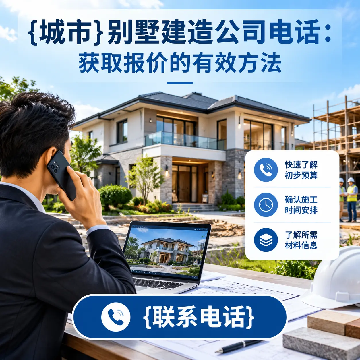 贵定别墅建造公司电话:获取报价的有效方法