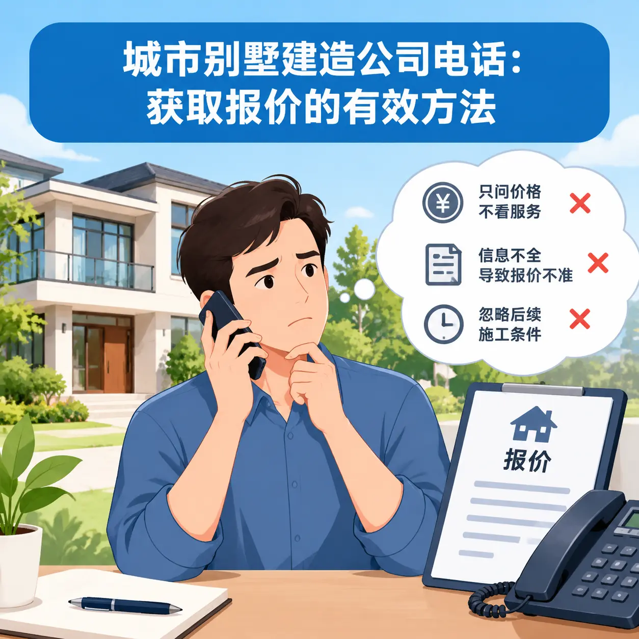 贵定别墅建造公司电话:获取报价的有效方法